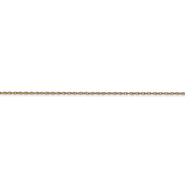14k Yellow Gold 0.60mm Carded Cable Rope Chain