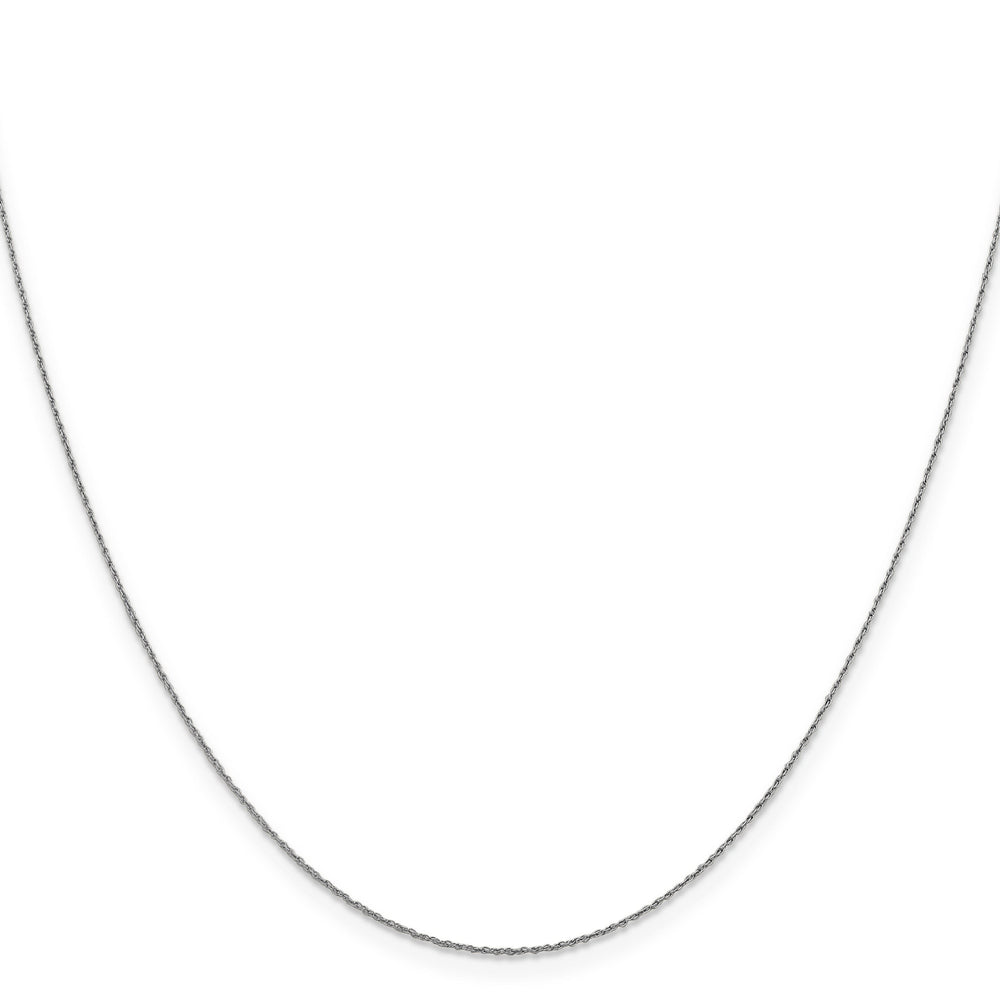 14K White Gold .8 mm wide Pendant Rope