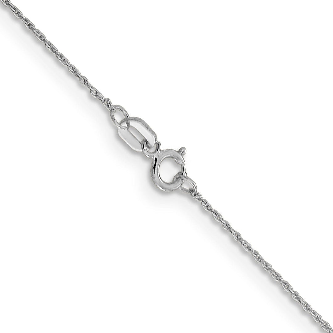 14K White Gold .8 mm wide Pendant Rope