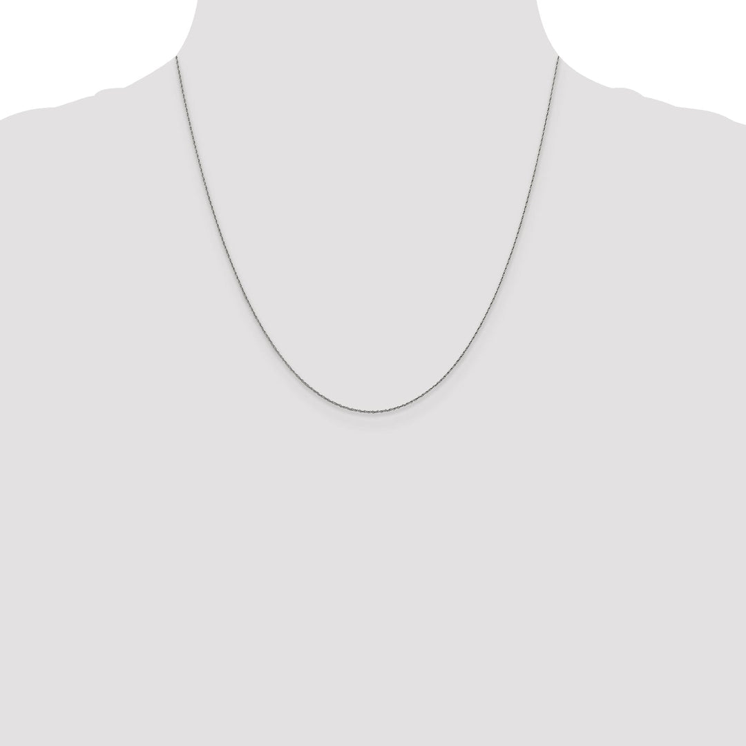 Leslie 14K White Gold .8 mm wide Pendant Rope