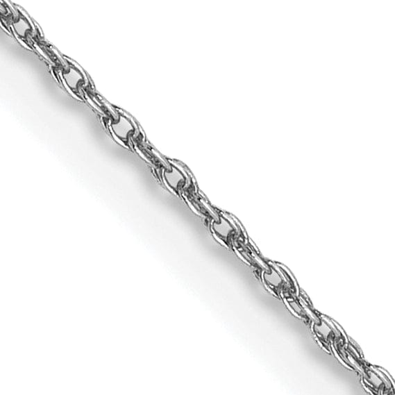 14K White Gold .8 mm wide Pendant Rope