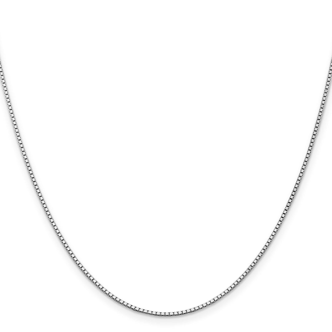 14K White Gold 1.3 mm Box Chain