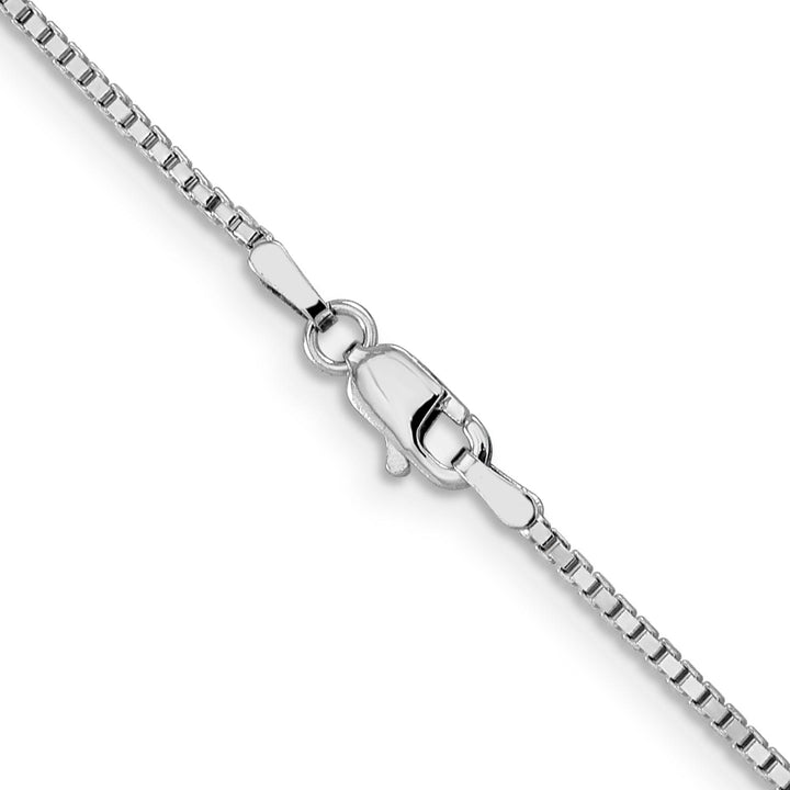 14K White Gold 1.3 mm Box Chain