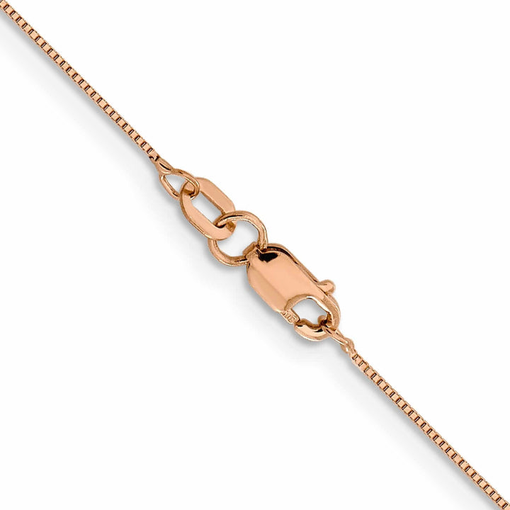 14K Rose Gold .5 mm Baby Box Chain