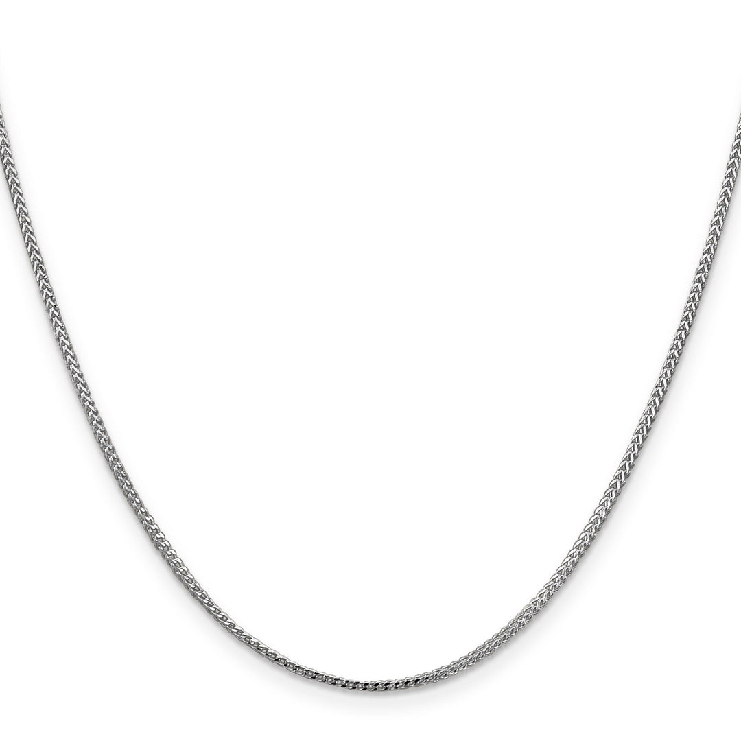 14K White Gold 1.1 mm Franco Chain