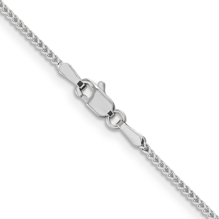 14K White Gold 1.1 mm Franco Chain