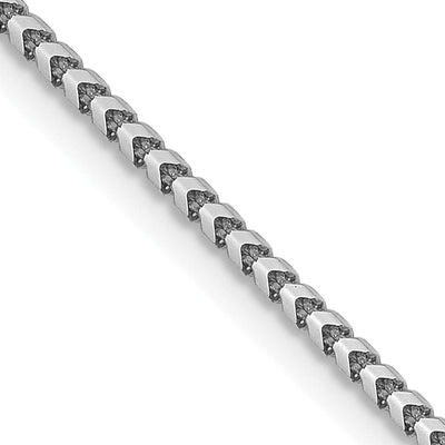 14K White Gold 1.25 mm Franco Chain at $ 529.41 only from Jewelryshopping.com