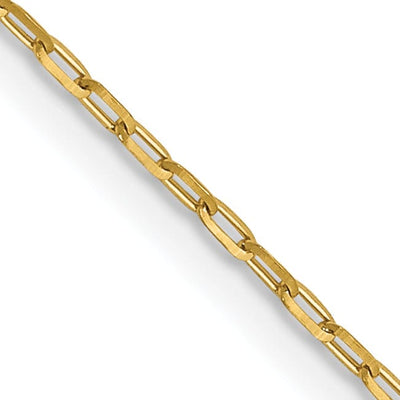 14k Yellow Gold 1m D.C Open Cable Link Chain at $ 126.57 only from Jewelryshopping.com