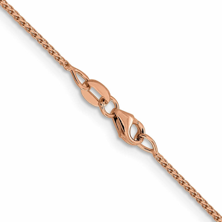 14K Rose Gold .95 mm D.C Open Franco Chain