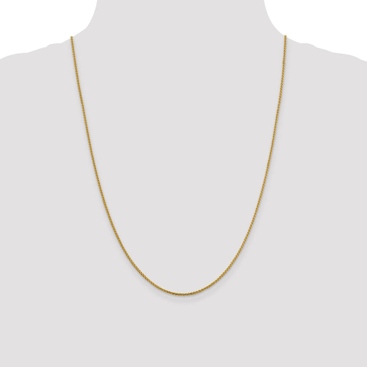 14k Yellow Gold 1.4 mm D.C Open Franco Chain