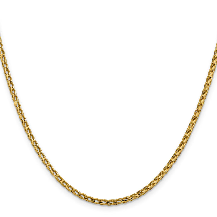 14k Yellow Gold 2.45 mm D.C Open Franco Chain