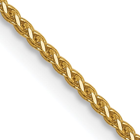 Leslie 14k Yellow Gold 1m Solid D.C Spiga Chain
