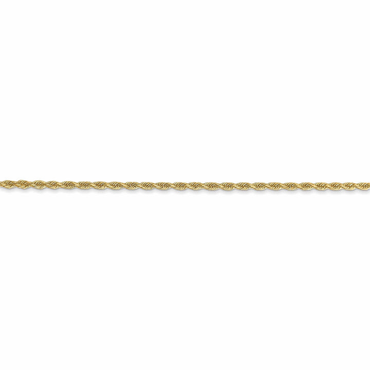 10k Yellow Gold 1.75mm D.C Rope Chain