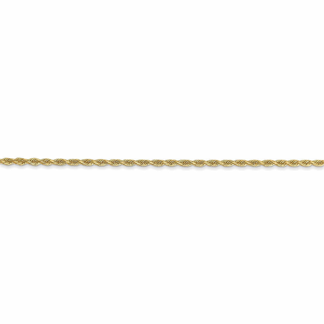 10k Yellow Gold 1.75mm D.C Rope Chain