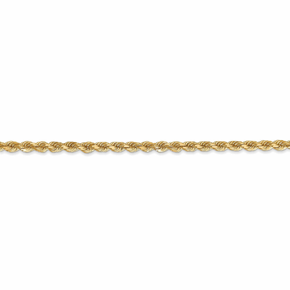 10k Yellow Gold 2.75mm D.C Rope Chain