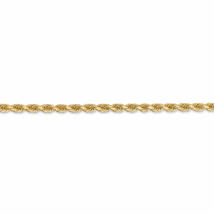 10k Yellow Gold 3.00mm D.C Rope Chain