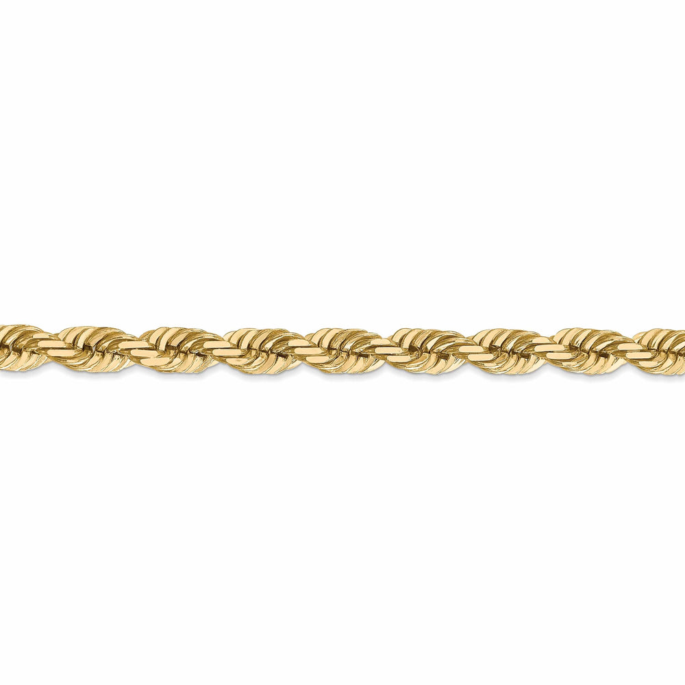 10k Yellow Gold 6.00mm D.C Rope Chain