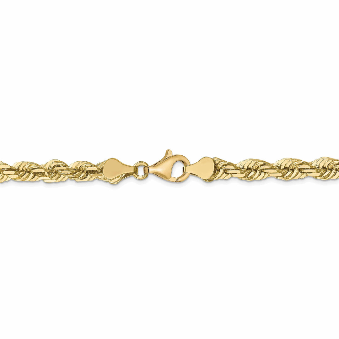 10k Yellow Gold 6.00mm D.C Rope Chain