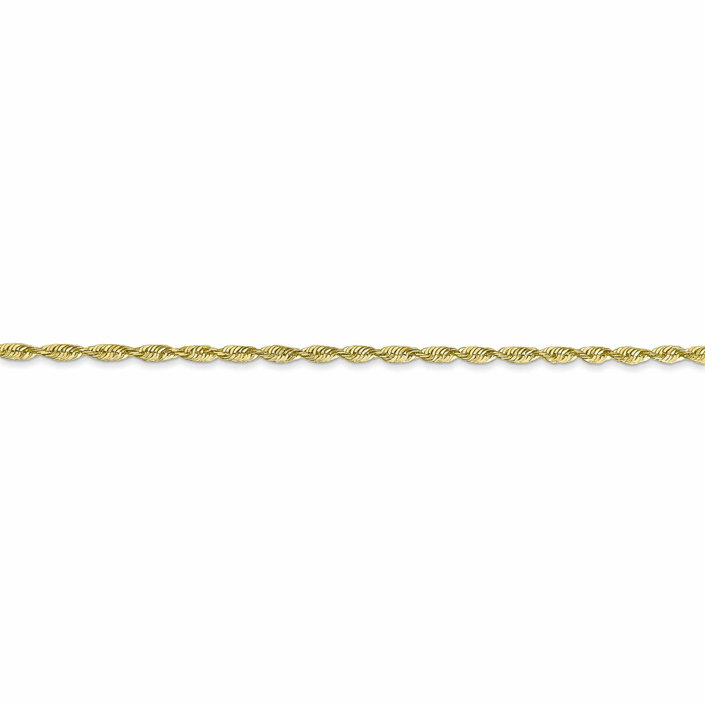 10k Yellow Gold 1.8m D.C Lightweight Rope Chain