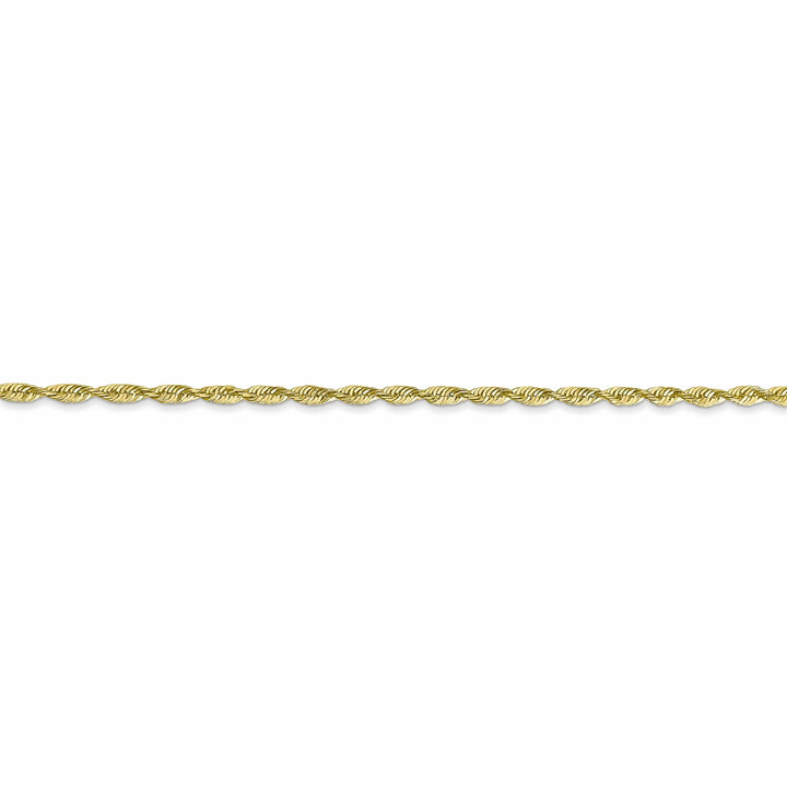 10k Yellow Gold 1.8m D.C Lightweight Rope Chain