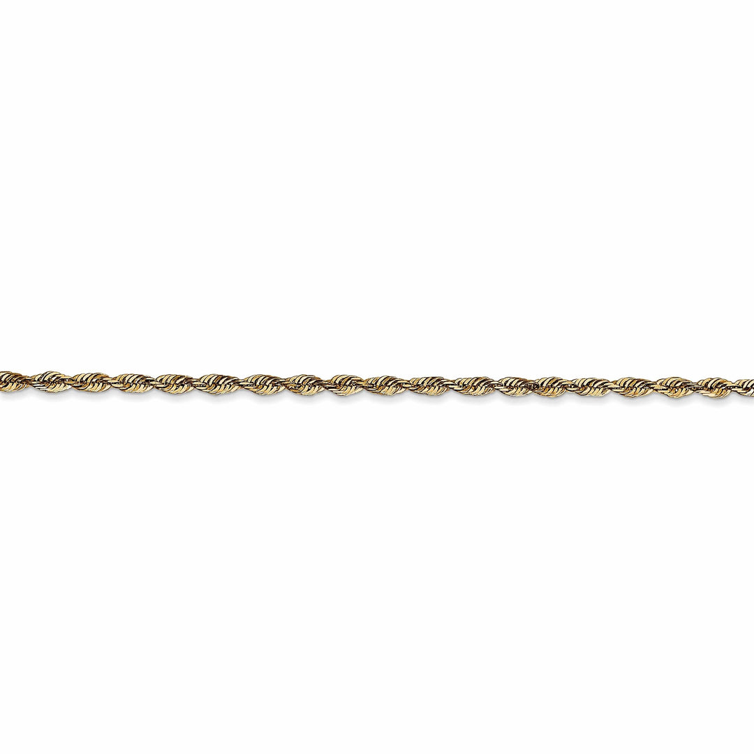 10k Yellow Gold 2.00m DC Lightweight Rope Chain