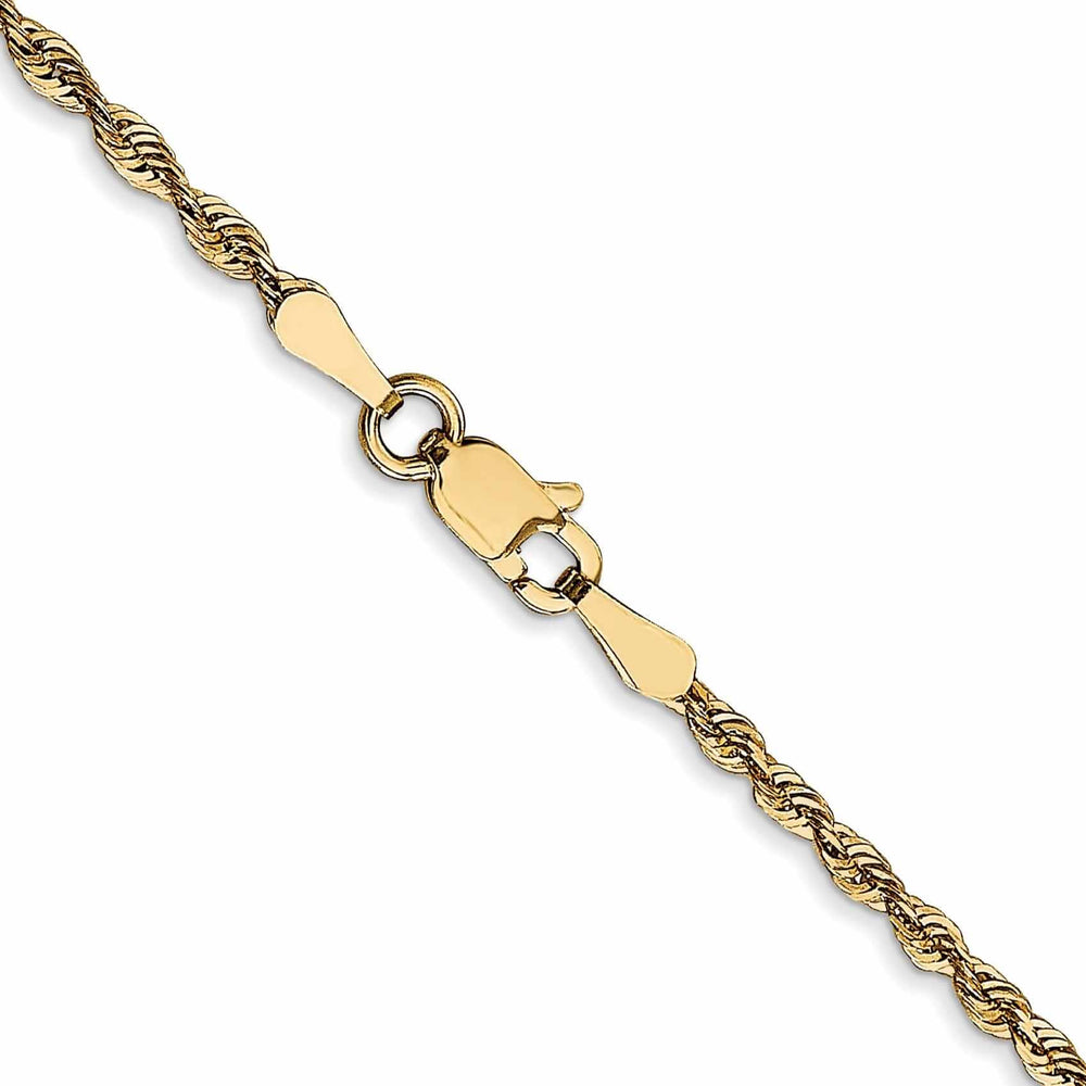 10k Yellow Gold 2.00m DC Lightweight Rope Chain