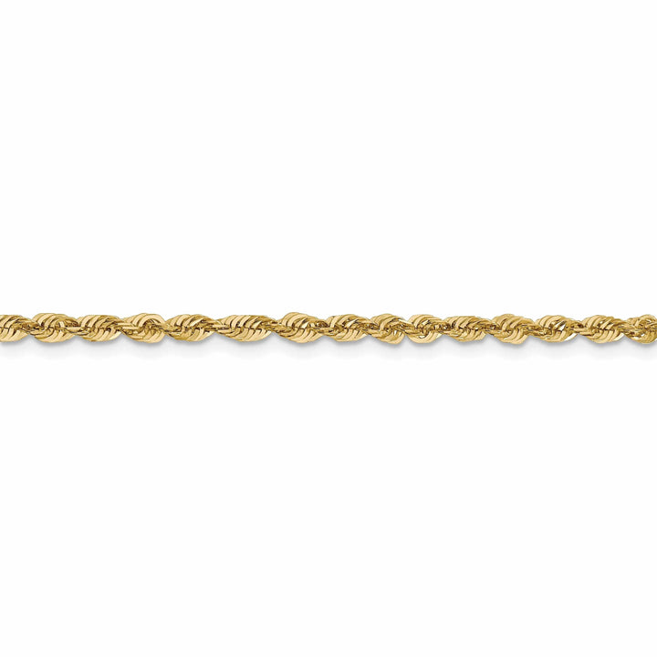 10k Yellow Gold 3.0m D.C Lightweight Rope Chain
