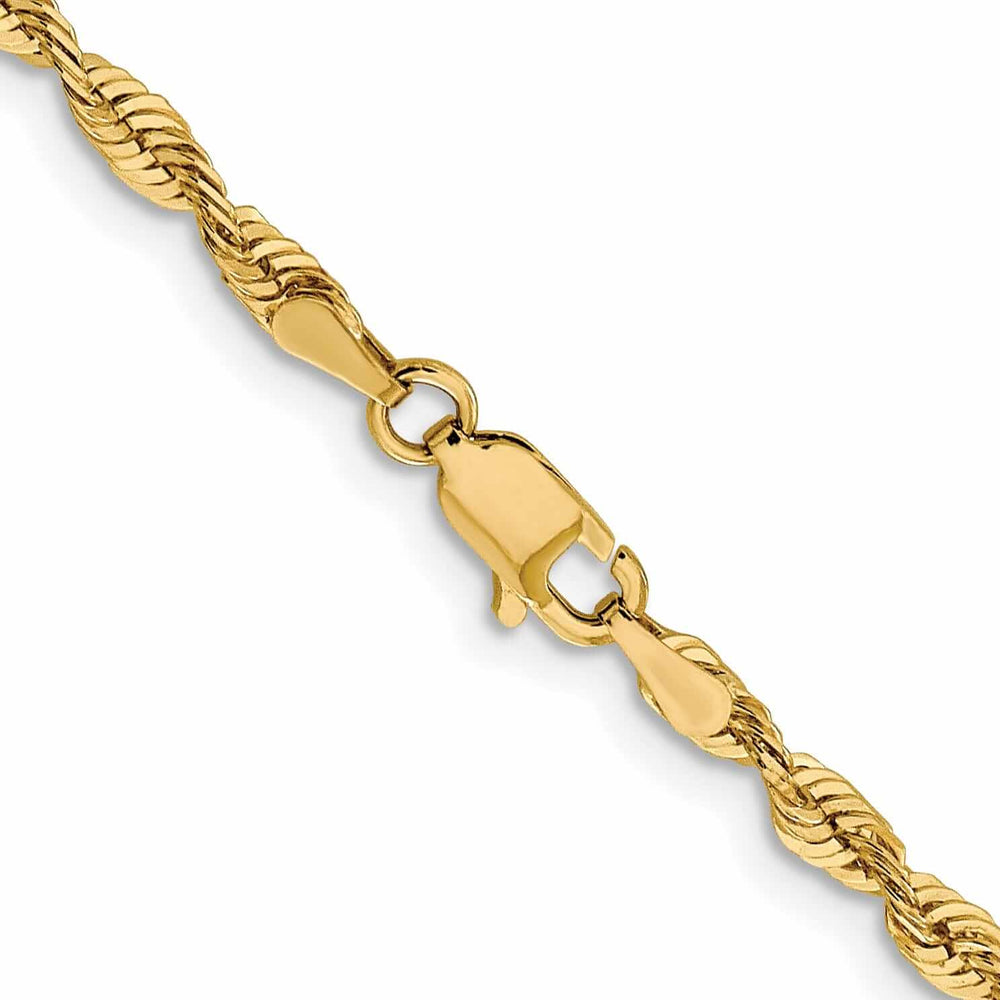 10k Yellow Gold 3.0m D.C Lightweight Rope Chain