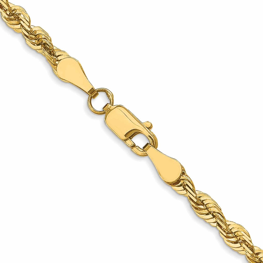 10k Yellow Gold 3.5m D.C Lightweight Rope Chain