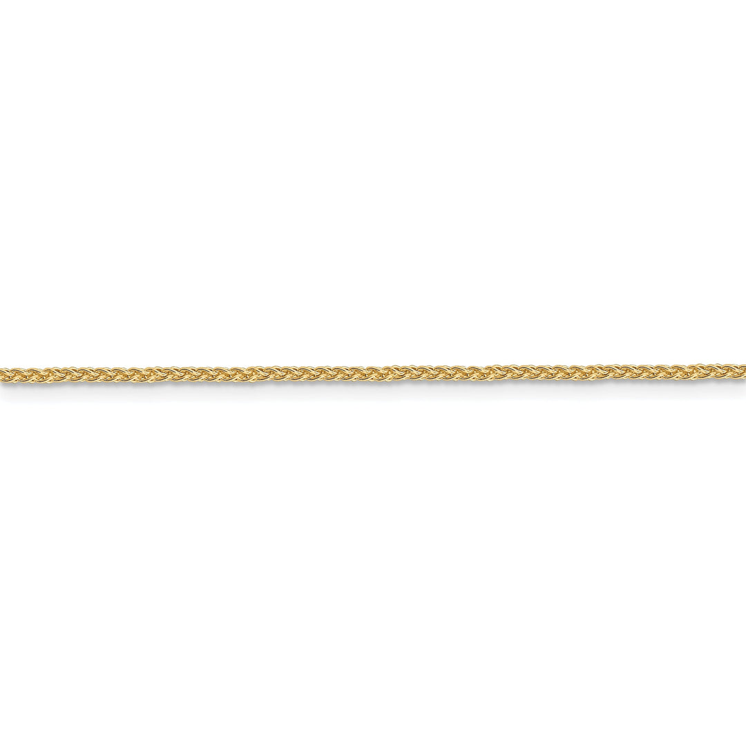 Leslie 10k Yellow Gold 1.5mm Spiga Wheat Chain