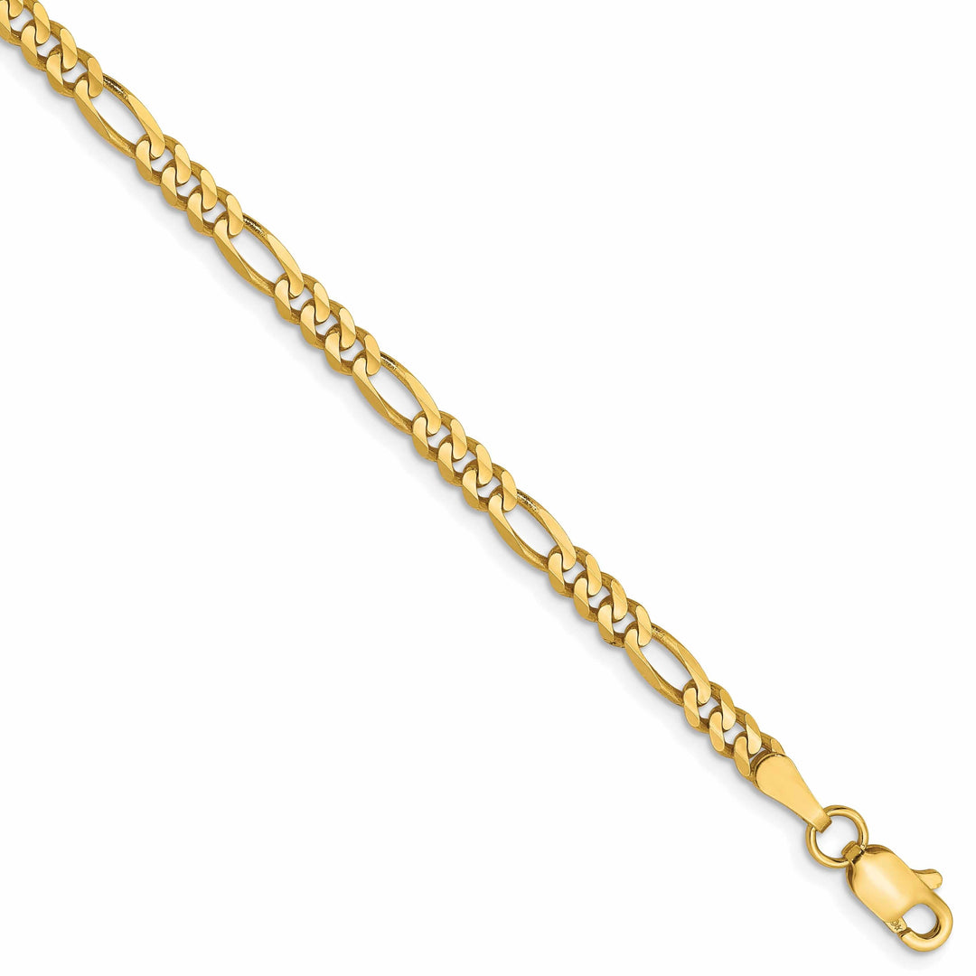 10k Yellow Gold 3.0mm Figaro Chain