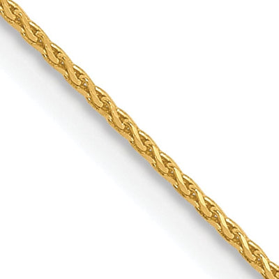 Leslie 10k Yellow Gold D.C 0.65mm Wheat Chain