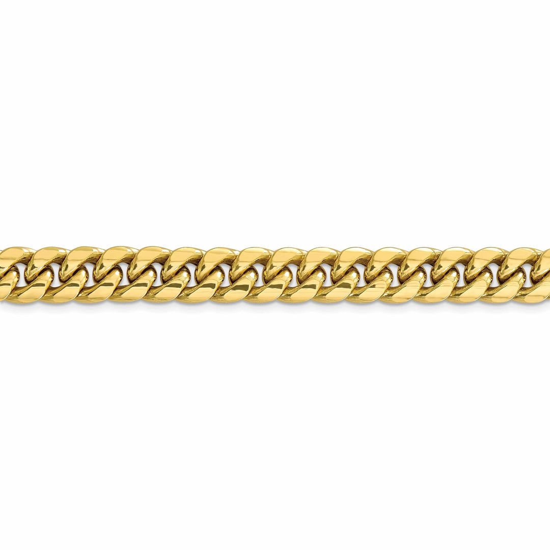 10k Yellow Gold Semi-Solid Miami Cuban Chain