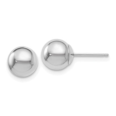 14k White Gold 7mm Ball Post Earrings at $ 64.21 only from Jewelryshopping.com