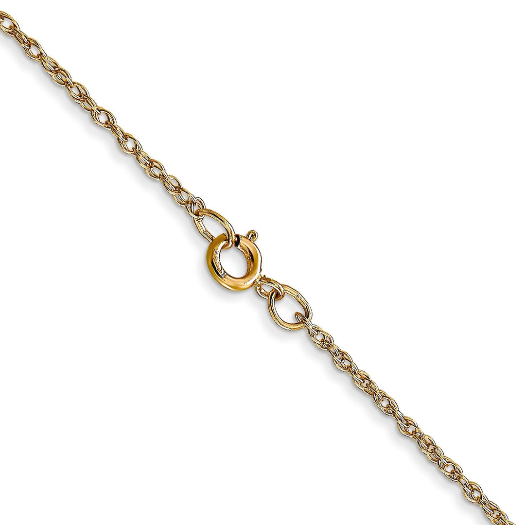 14K Yellow Gold 0.95mm Carded Cable Rope Chain