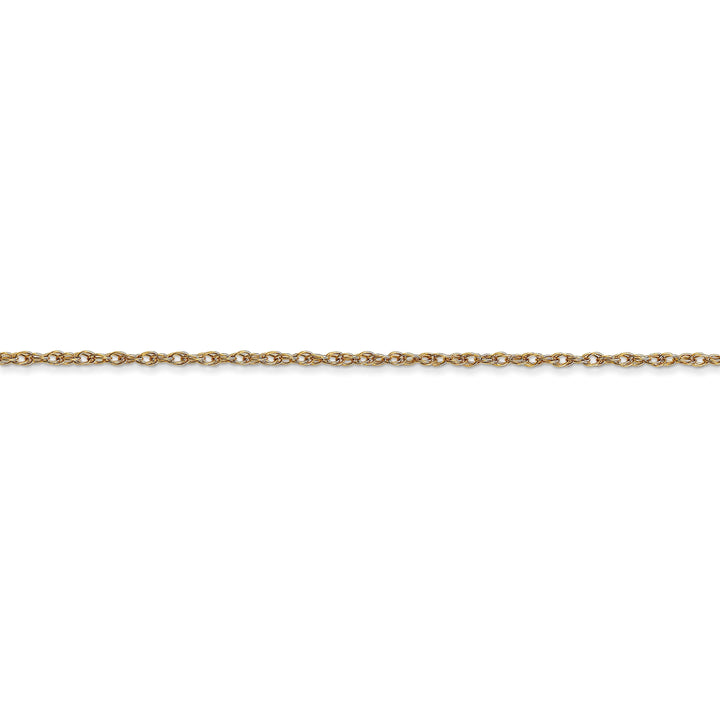 14k Yellow Gold 1.15mm Carded Cable Rope Chain