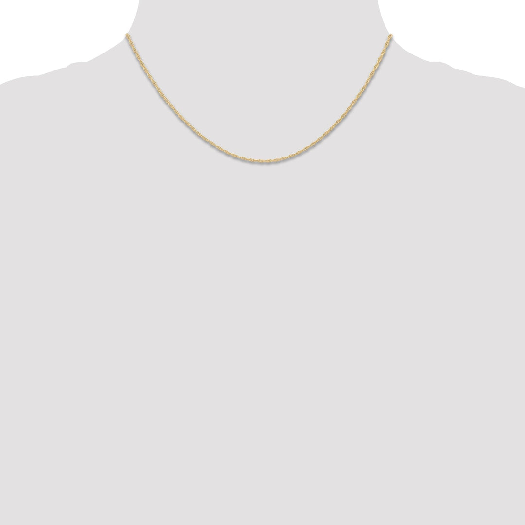 14k Yellow Gold 1.15mm Carded Cable Rope Chain