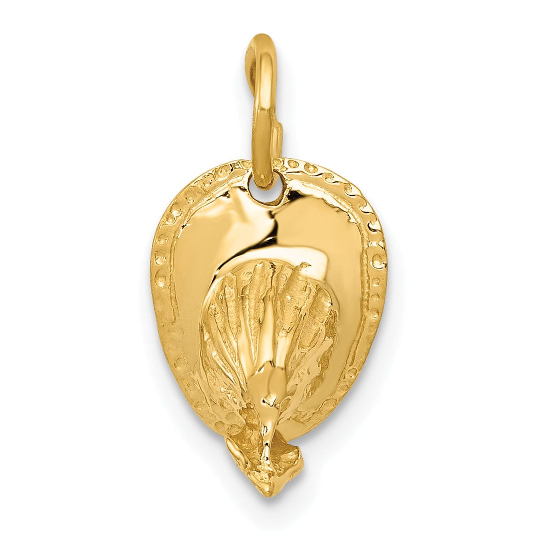 14k Yellow Gold Firemans Hat Charm Pendant