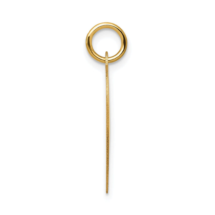 14k Yellow Gold Happy Anniversary Charm Pendant