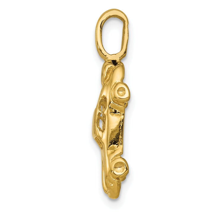 14k Yellow Gold Sports Car Charm