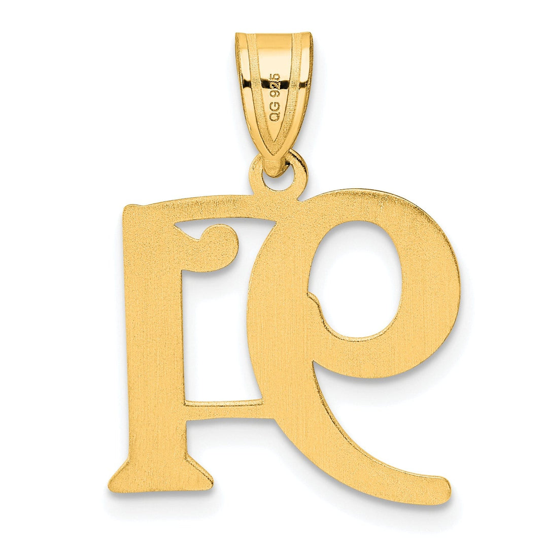 14k Yellow Gold Polished Finish Number 91 Charm Pendant