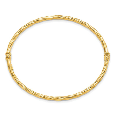 14kt Yellow Gold Bangle at $ 413.76 only from Jewelryshopping.com