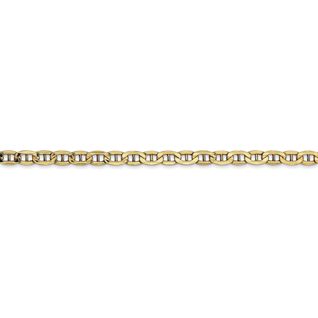 14k Yellow Gold 3.20-mm Semi Solid Anchor Chain