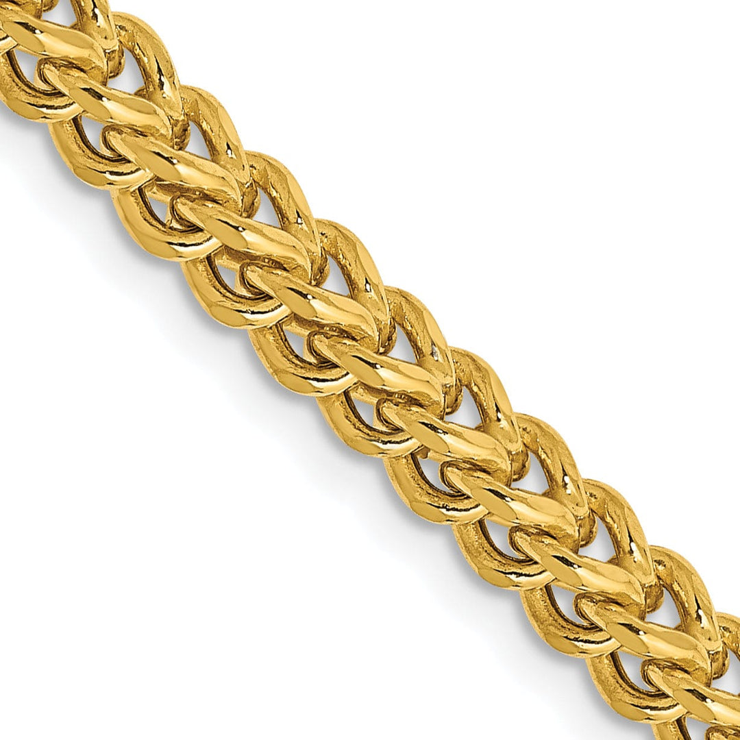 14k Yellow Gold 3.70m Semi Solid Franco Chain