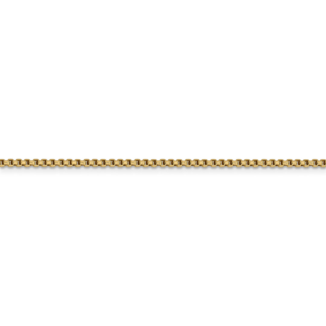 14k Yellow Gold 1.75mm Hollow Round Box Chain