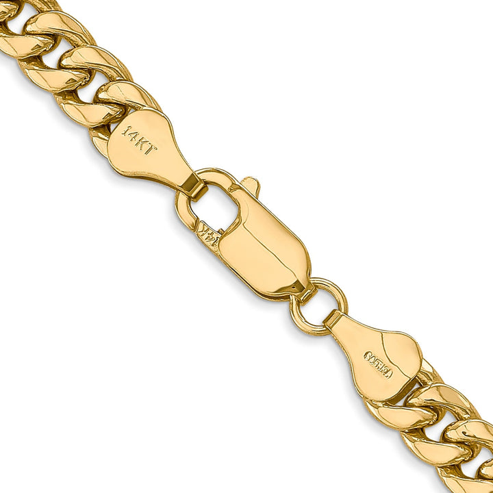 14k Yellow Gold 6.00mm Hollow Cuban Link Chain