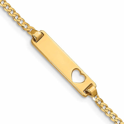 14k Curb Link Baby ID Bracelet at $ 198.41 only from Jewelryshopping.com