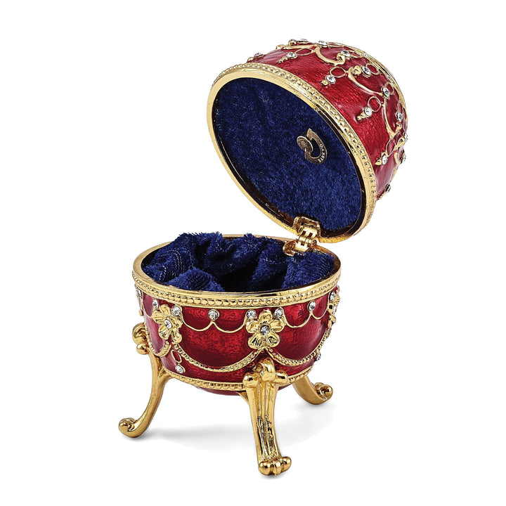 Bejeweled Multi Color IMPERIAL RED (Plays Endless Love) Musical Egg