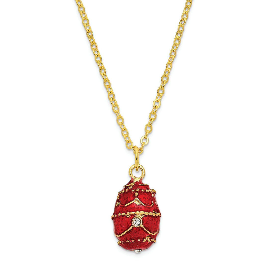 Bejeweled Multi Color IMPERIAL RED (Plays Endless Love) Musical Egg