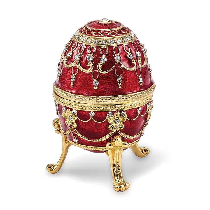 Bejeweled Multi Color IMPERIAL RED (Plays Endless Love) Musical Egg
